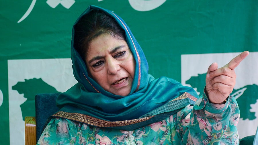 <div class="paragraphs"><p>Peoples Democratic Party (PDP) President  Mehbooba Mufti.</p></div>