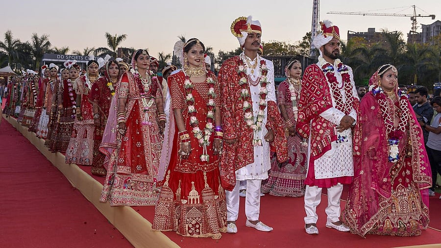 <div class="paragraphs"><p>Representative image of a mass marriage ceremony.</p></div>