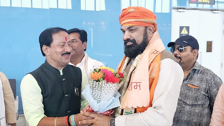 <div class="paragraphs"><p>Bihar Deputy Chief Minister Samrat Choudhary in Gwalior. </p></div>