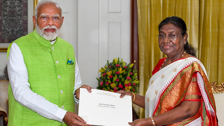 <div class="paragraphs"><p>Narendra Modi and Droupadi Murmu.</p></div>