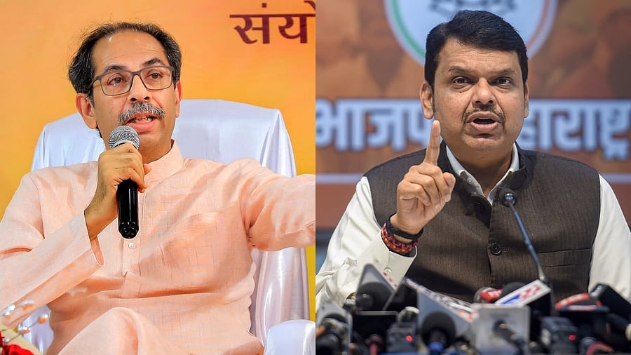 <div class="paragraphs"><p>Shiv Sena (UBT) chief Uddhav Thackeray and Maharashtra Deputy Chief Minister Devendra Fadnavis. </p></div>