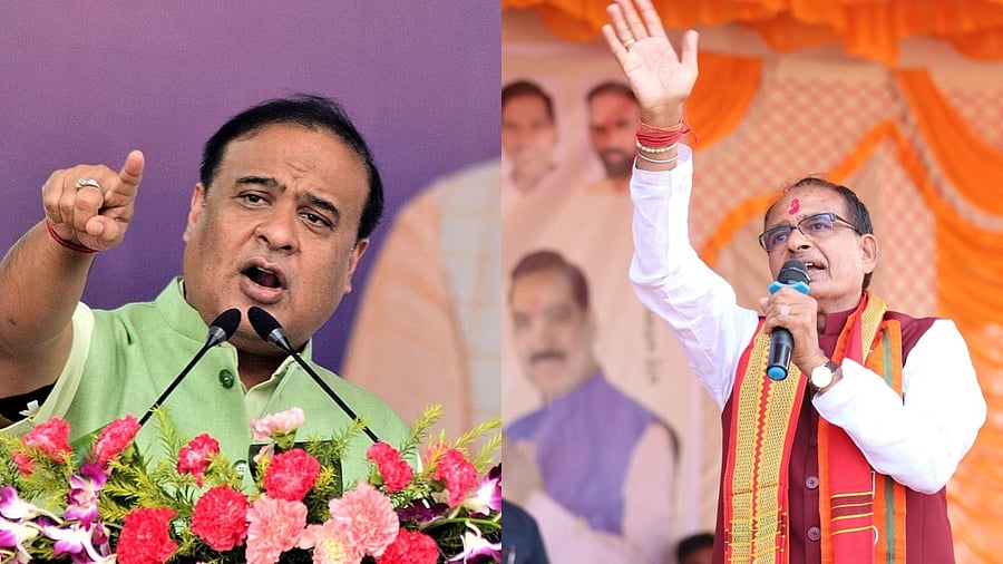 <div class="paragraphs"><p>Himanta Biswa Sarma, Shivraj Singh Chouhan.</p></div>