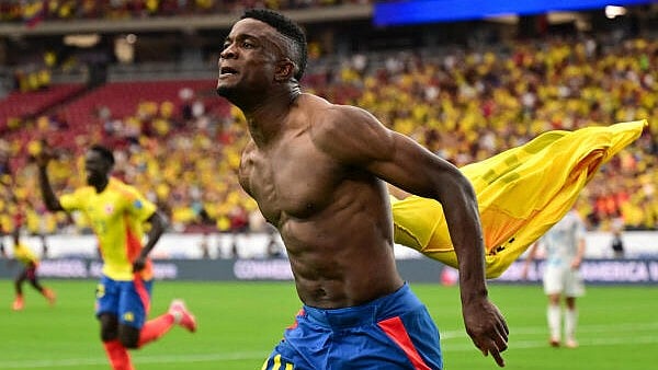 <div class="paragraphs"><p>Colombia forward Jhon Cordoba (24) celebrates his goal against Costa Rica during the second half at State Farm Stadium on Jun 28, 2024, Glendale, AZ, USA</p></div>