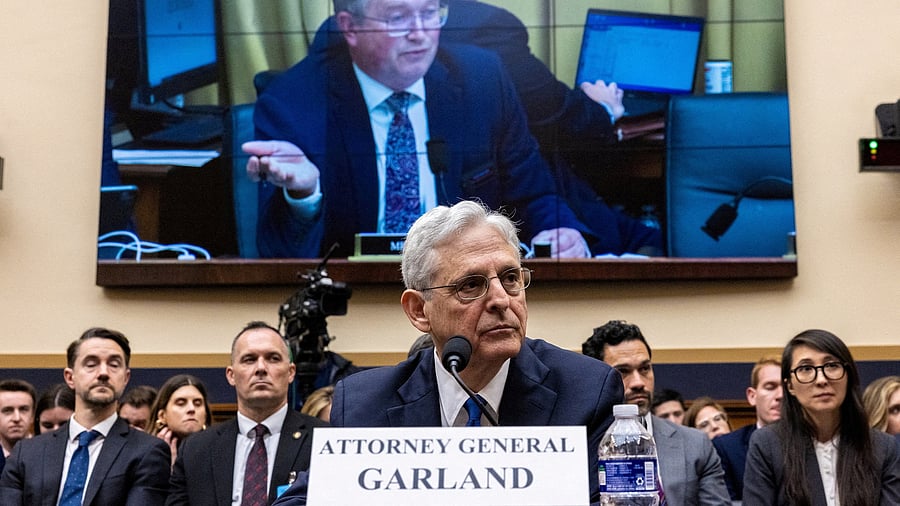 <div class="paragraphs"><p>Rep. Thomas Massie  questions US Attorney General Merrick Garland during a House Judiciary Committee hearing entitled “Oversight of the U.S. Department of Justice” in Washington, June 4, 2024. </p></div>