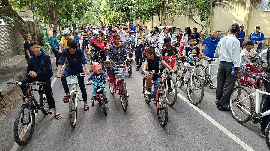 <div class="paragraphs"><p>Scenes from Malleswaram Cycle Day, held on Sunday.</p></div>