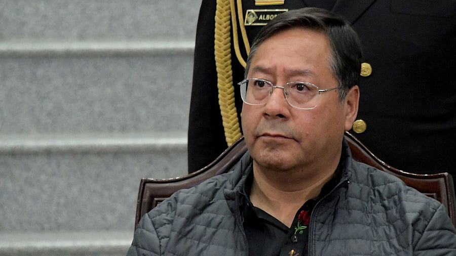 <div class="paragraphs"><p>Bolivia's President Luis Arce looks on after appointing new military chiefs amid what regional leaders have condemned as an attempted coup at the government palace in La Paz, Bolivia, on June 26, 2024. </p></div>