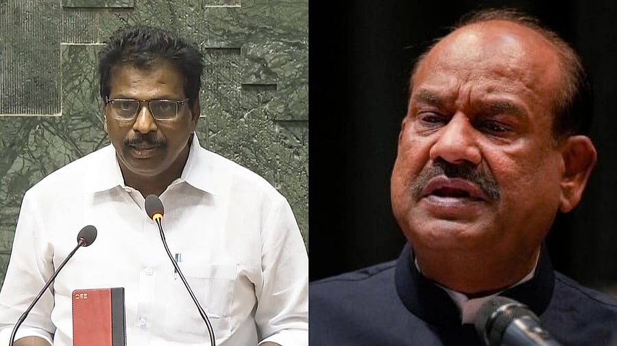 <div class="paragraphs"><p>(L to R) Congress'&nbsp;Kodikunnil Suresh;&nbsp;BJP's Om Birla</p></div>