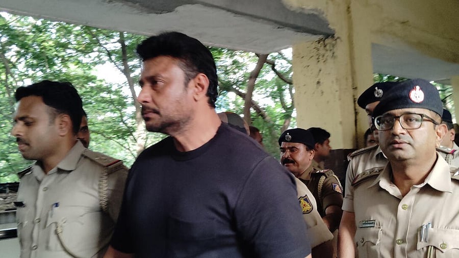 <div class="paragraphs"><p>File photo of actor and murder accused Darshan Thoogudeepa </p></div>