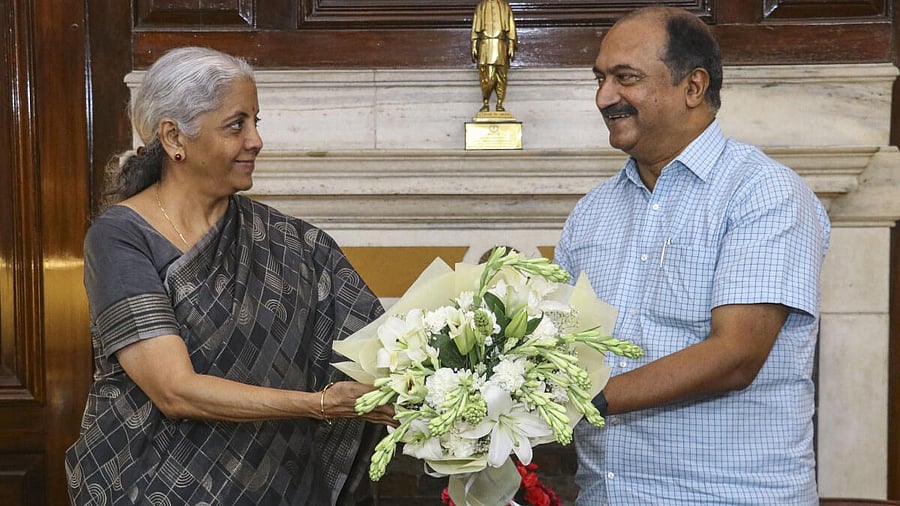 <div class="paragraphs"><p>Union Finance Minister Nirmala Sitharaman with Kerala Finance Minister K.N. Balagopal during a meeting, in New Delhi, Thursday, June 27, 2024.</p></div>