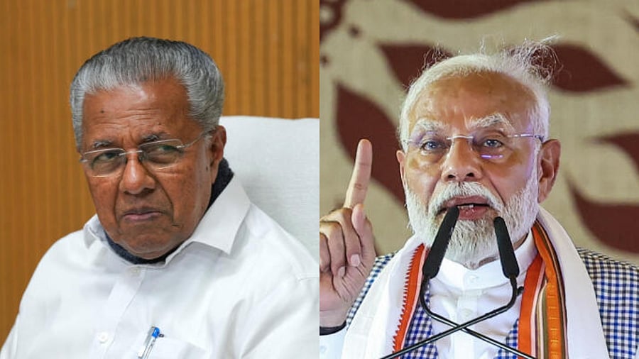 <div class="paragraphs"><p>Kerala Chief Minister Pinarayi Vijayan (L) and Prime Minister Narendra Modi. (R).</p></div>