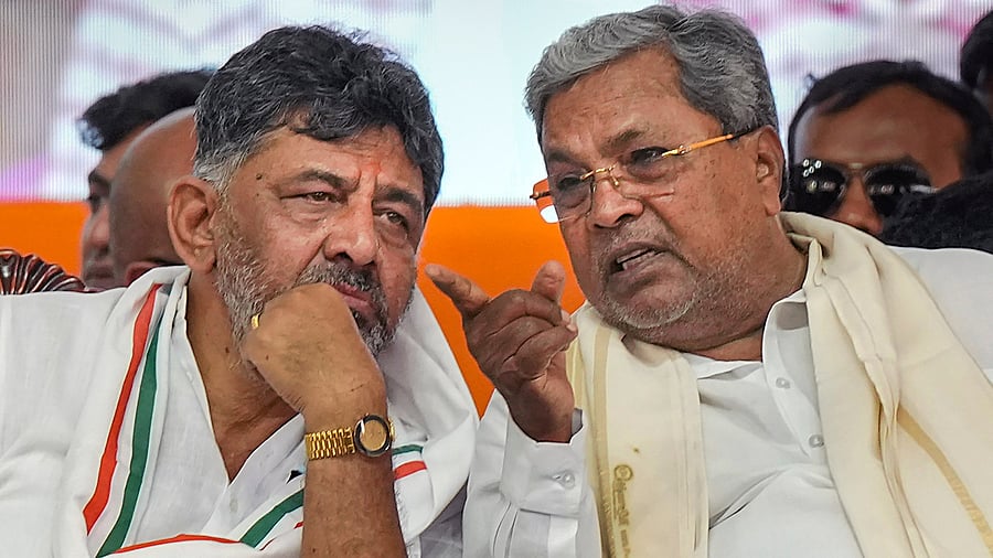 <div class="paragraphs"><p> Karnataka Chief Minister Siddaramaiah and Deputy Chief Minister D K Shivakumar.</p></div>
