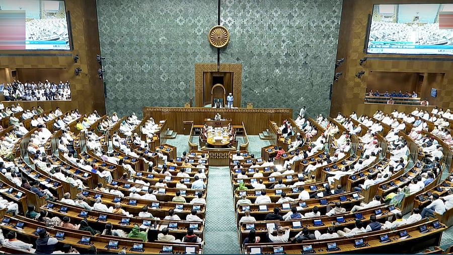 <div class="paragraphs"><p>Lok Sabha Speaker Om Birla conducts the proceedings of the House during the first session of the 18th Lok Sabha, in New Delhi, on Wednesday.</p></div>