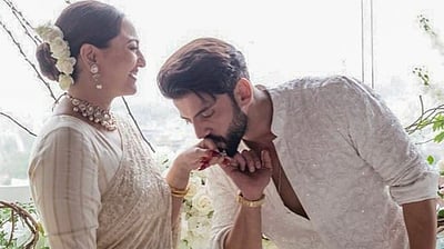 Sonakshi Sinha weds Zaheer Iqbal in a private ceremony; Pics viral