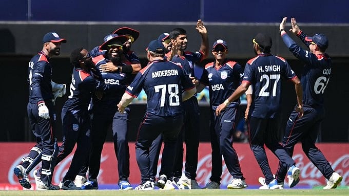 <div class="paragraphs"><p>In the Super Over bowled by Mohammad Amir, USA piled up 18 runs, eight of which came from extras.</p><p><br></p></div>