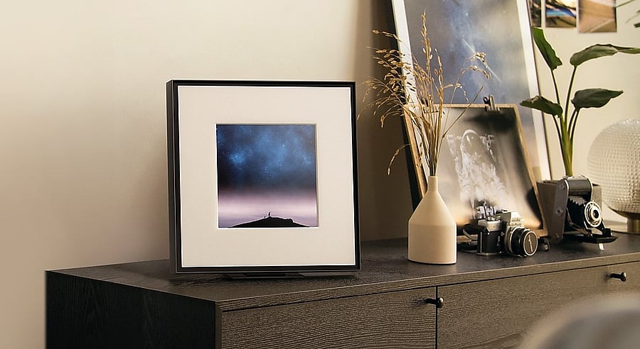 <div class="paragraphs"><p>The new Samsung Music Frame.</p></div>