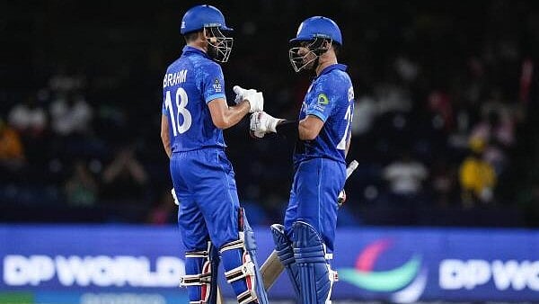 <div class="paragraphs"><p>Afghanistan's Rahmanullah Gurbaz and  Ibrahim Zadran.&nbsp;</p></div>