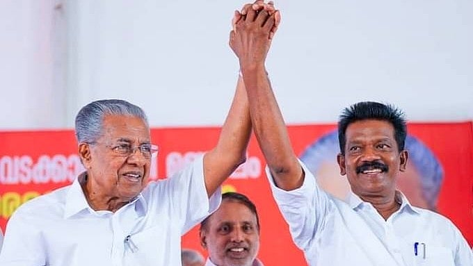 <div class="paragraphs"><p>K Radhakrishnan with CM Pinarayi Vijayan</p></div>