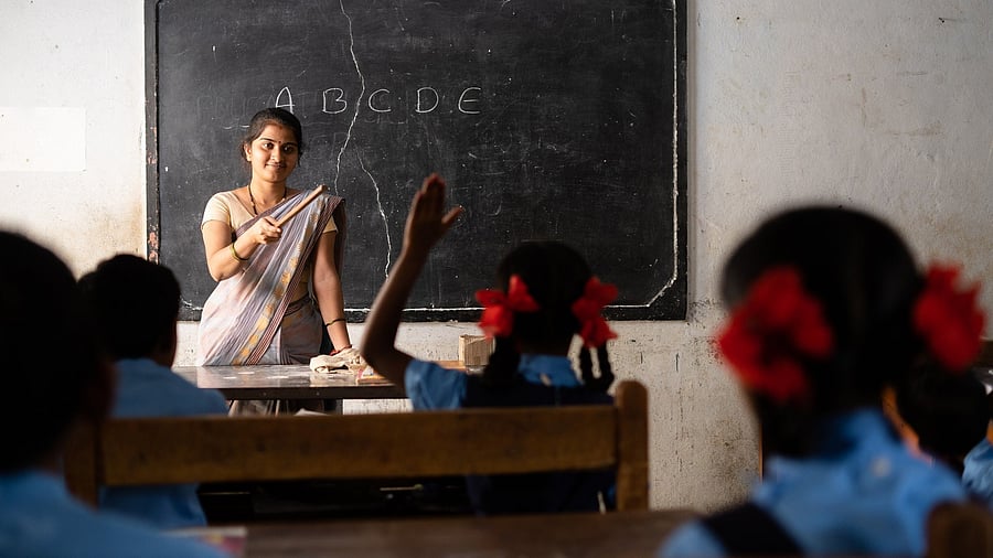 <div class="paragraphs"><p>Representative image showing&nbsp; a teacher teaching in a classroom.</p></div>
