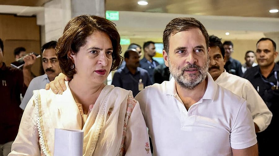 <div class="paragraphs"><p>Priyanka Gandhi (left) and Rahul Gandhi. </p></div>