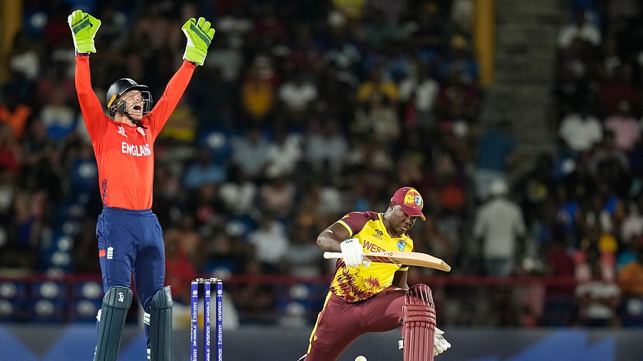 <div class="paragraphs"><p>England and West Indies players in action in the T20 World Cup.</p></div>
