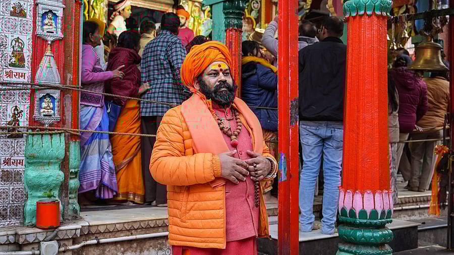 <div class="paragraphs"><p>Hanumangarhi temple's chief priest Raju Das.</p></div>