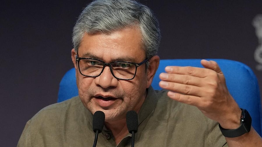 <div class="paragraphs"><p>Railway Minister Ashwini Vaishnaw addresses a press conference on cabinet briefing.</p></div>