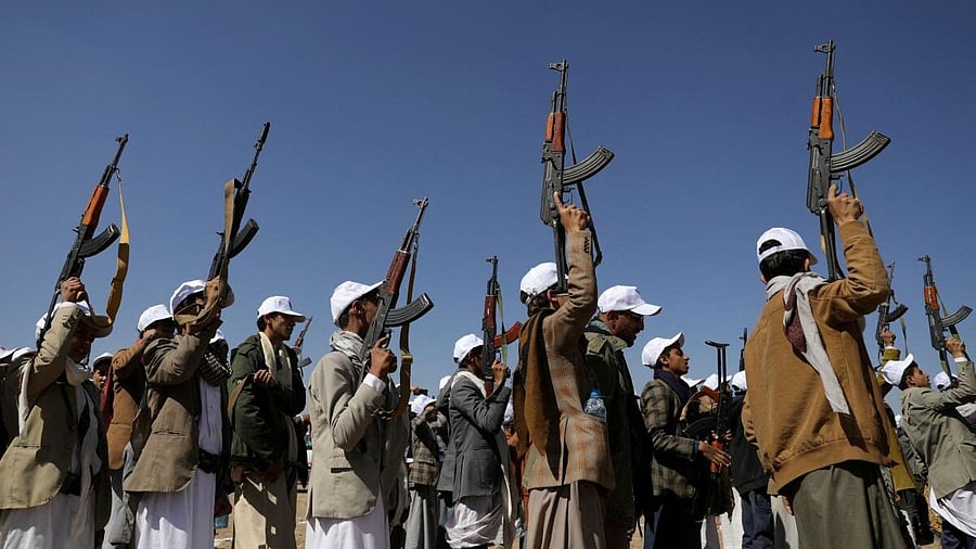 <div class="paragraphs"><p>Houthi followers near Sanaa, Yemen</p></div>