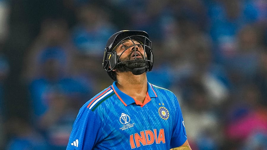 <div class="paragraphs"><p>Skipper Rohit Sharma hit a half-century.</p></div>