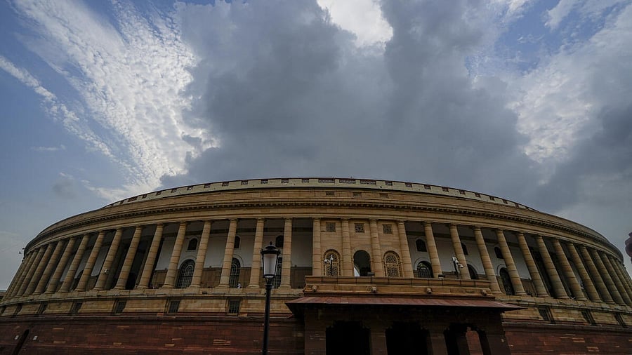 <div class="paragraphs"><p>The Parliament building in New Delhi</p></div>