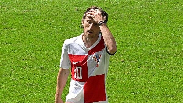 <div class="paragraphs"><p>Croatia's Luka Modric looks dejected at the Euro 2024 - Group B - Croatia v Albania match in Hamburg Volksparkstadion, Hamburg, Germany, June 19, 2024.</p></div>