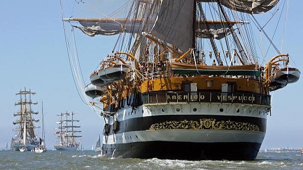<div class="paragraphs"><p>Tall ship Amerigo Vespucci of Italy</p></div>