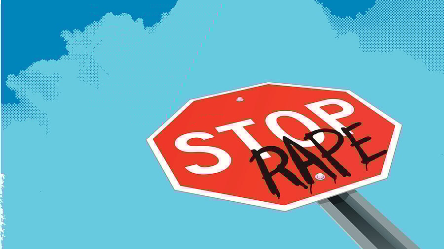 <div class="paragraphs"><p>Representative image with 'Stop rape' written</p></div>