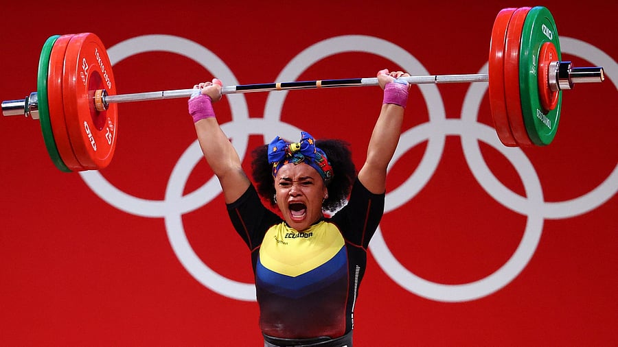 <div class="paragraphs"><p>Neisi Dajomes of Ecuador in action.</p></div>