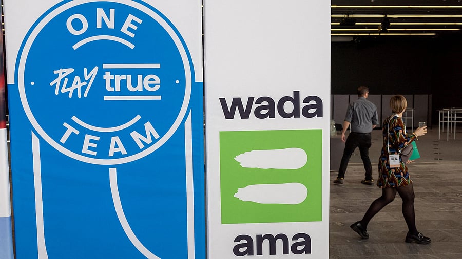 <div class="paragraphs"><p>The WADA logo.</p></div>