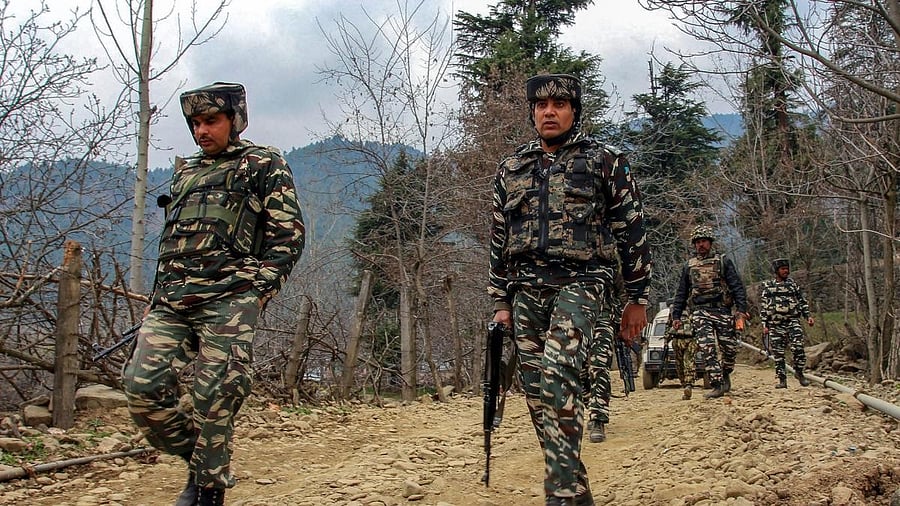 <div class="paragraphs"><p>Representative image showing security personnel Jammu and Kashmir's Kupwara district.</p></div>
