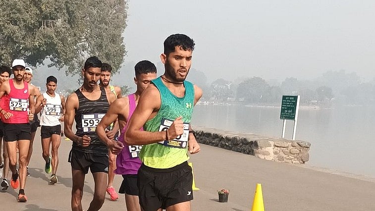 <div class="paragraphs"><p>Athlete Suraj Panwar, a 20km race walker.</p></div>