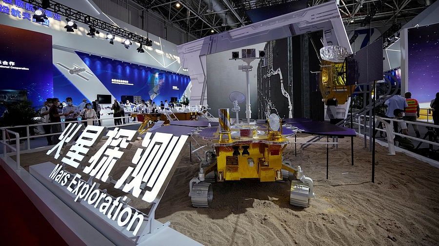 <div class="paragraphs"><p>File photo of model of Chinese Mars rover Zhurong.</p></div>