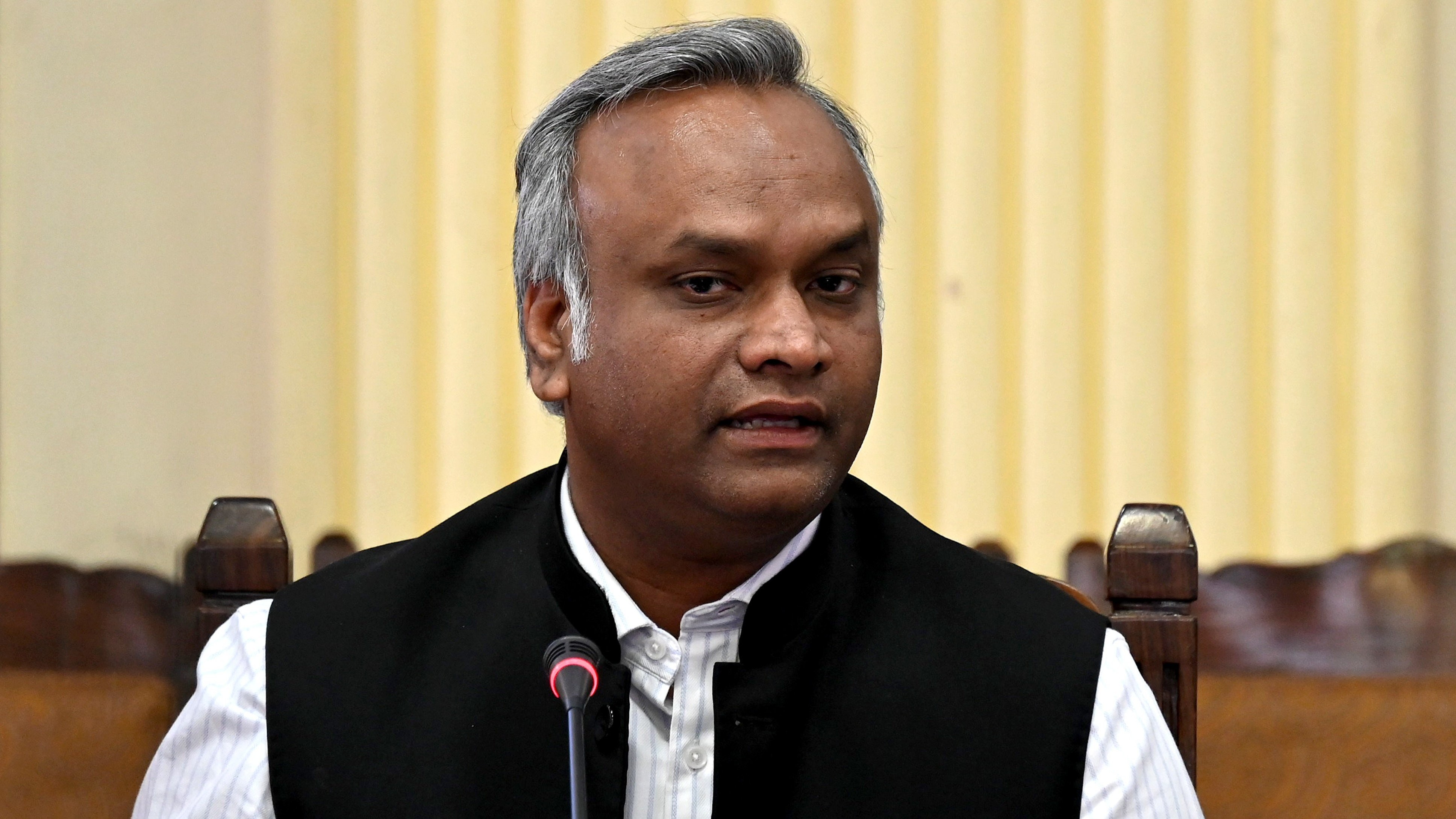 <div class="paragraphs"><p>RDPR Minister Priyank Kharge.</p></div>