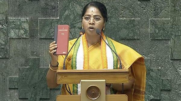 <div class="paragraphs"><p>Congress MP R Sudha.</p></div>