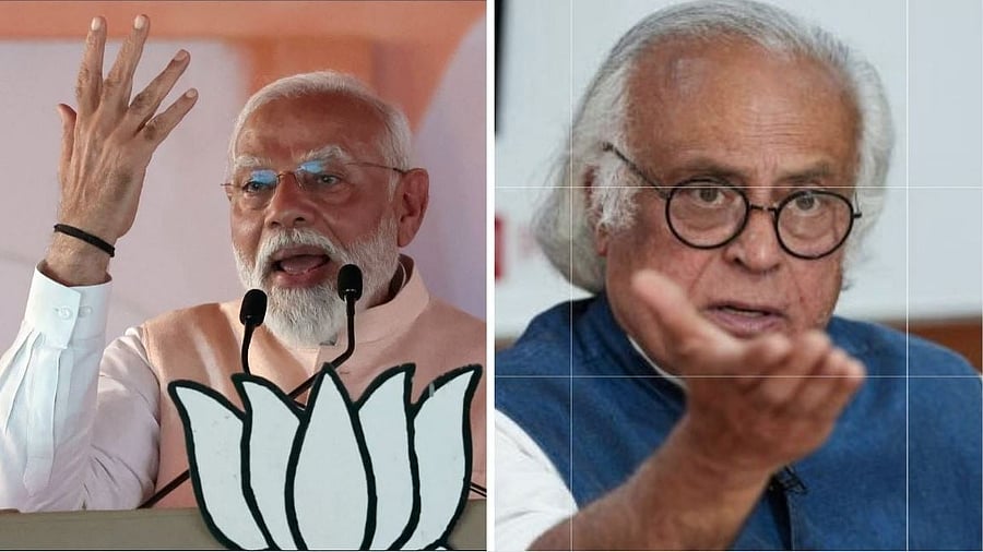 <div class="paragraphs"><p>PM Narendra Modi (left) and senior Congress general secretary Jairam Ramesh (right).</p></div>