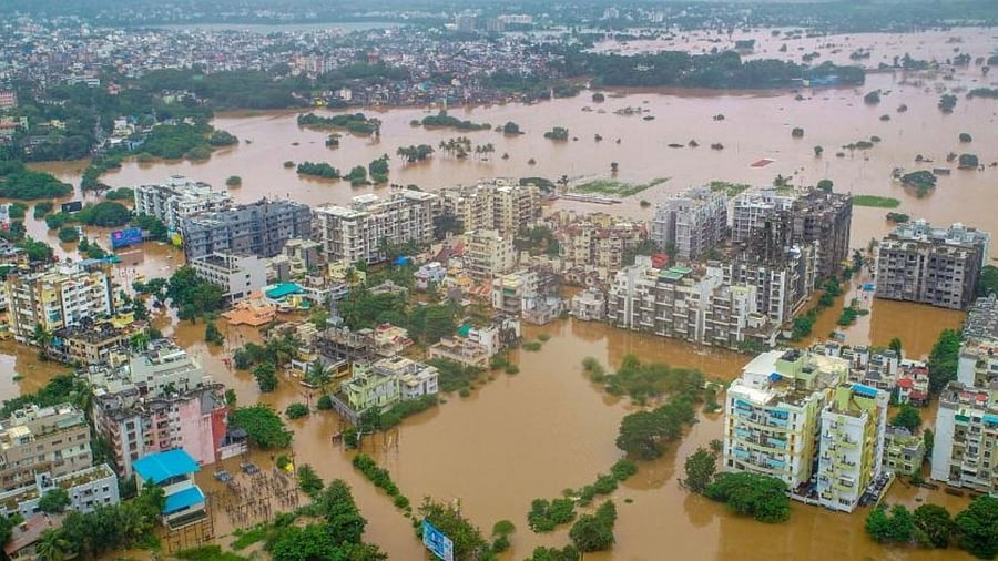 <div class="paragraphs"><p> File photo of flooded area due to overflow of Panchganga river during in Kolhapur. </p></div>
