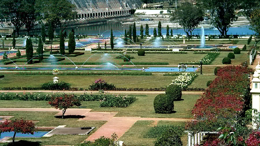 Brindavan Gardens at KRS near Mysuru.