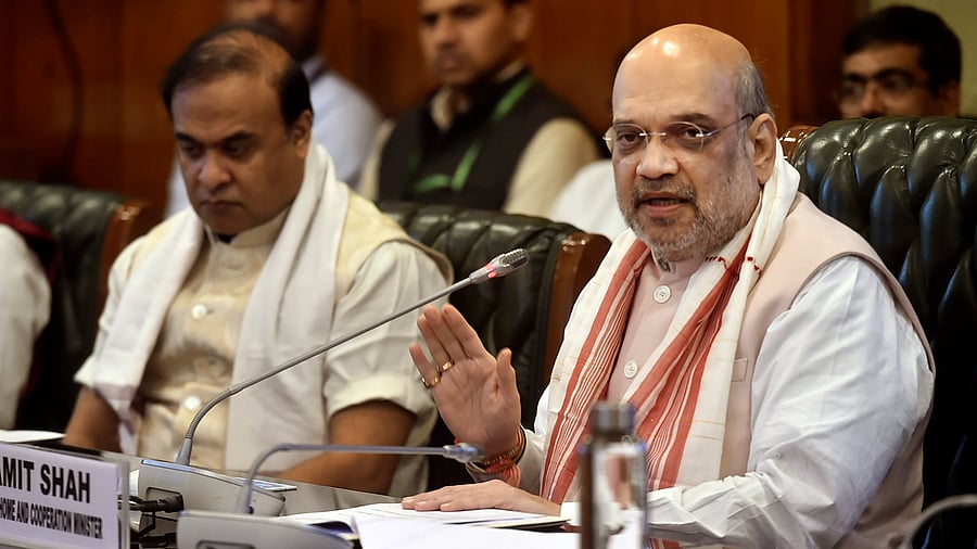 <div class="paragraphs"><p>Union Home Minister Amit Shah with Assam Chief Minister Himanta Biswa Sarma</p></div>