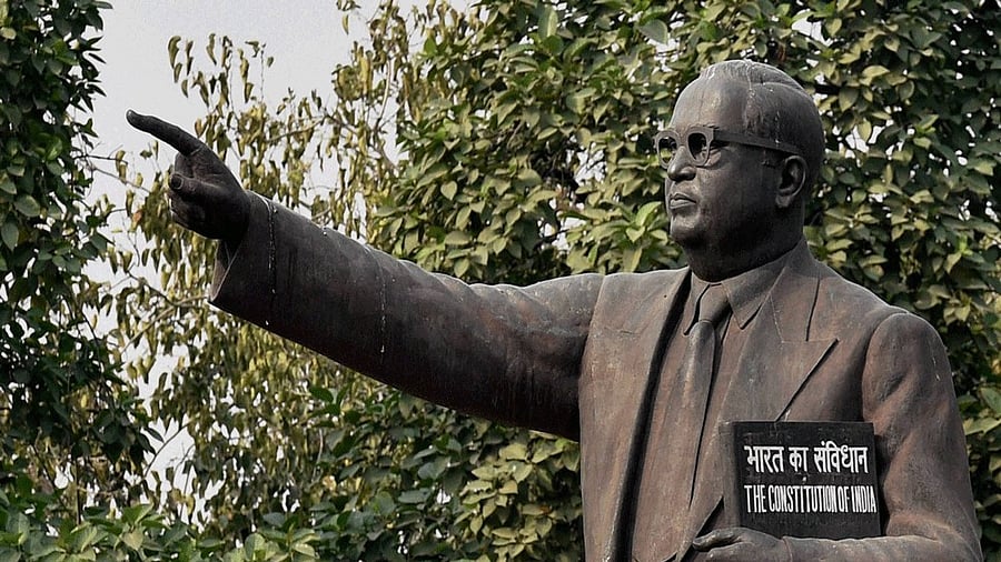 <div class="paragraphs"><p>A statue of Dr BR Ambedkar. </p></div>