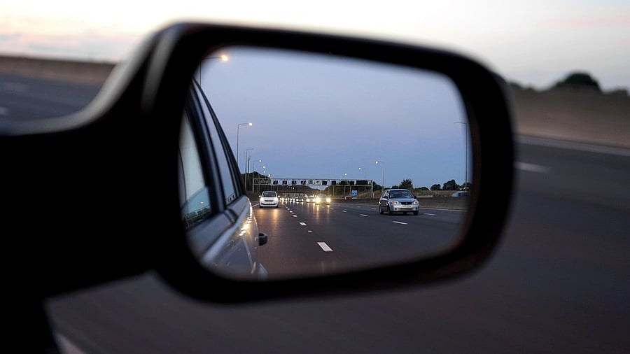 <div class="paragraphs"><p>Representative image showing a car's rear view mirror.</p></div>