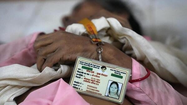 <div class="paragraphs"><p>Hathras: Body of a victim of the Hathras stampede lie at Bagla District Hospital, in Hathras, Tuesday, July 2, 2024. Over 100 were killed and several injured in the stampede, according to officials. </p></div>