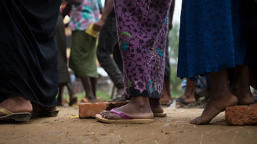 <div class="paragraphs"><p>Representative image of refugees. </p></div>