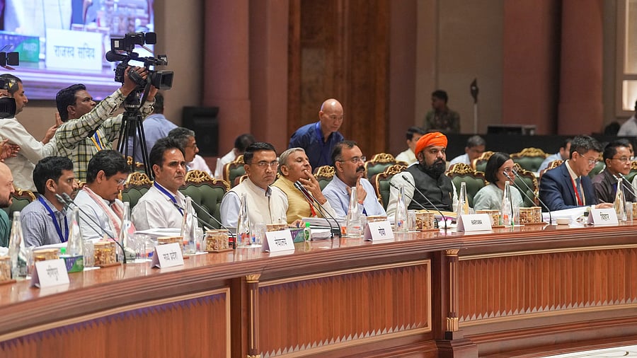 <div class="paragraphs"><p>Finance Ministers of states and Union Territories during the 53rd GST Council meeting chaired by Union Finance Minister Nirmala Sitharaman, in New Delhi</p></div>