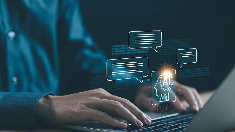 <div class="paragraphs"><p>Representative illustration of an AI chatbot.</p></div>