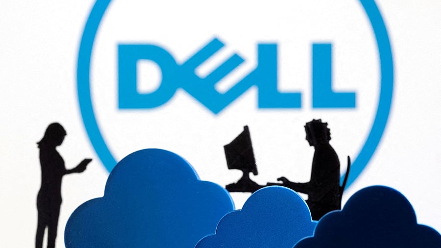 <div class="paragraphs"><p>FILE PHOTO: 3D printed clouds and figurines are seen in front of the Dell logo in this illustration.</p></div>
